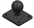 Шар VINmounts 25 мм (1") с квадратной площадкой. Между отверстиями  (1,5"x1,188") индустриальный AMPS стандарт (VIN-B-029)