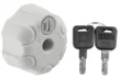 Барашковая гайка VINmounts с замком и ключом, резьба 5/16", цвет белый (VIN-LOCK-C-5/16-white)