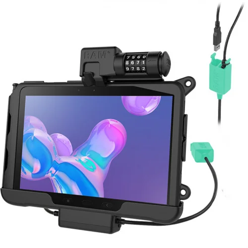 RAM-HOL-SAM57PD2CLU Док-станция RAM Combo-Lock Power + Dual USB Data Dock для планшетов Tab Active5 Pro и 4 Pro