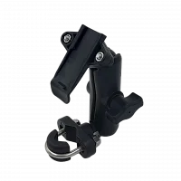 Универсальное мото крепление VK-30929 на руль для навигаторов Garmin с салазками. Муфта 95 мм