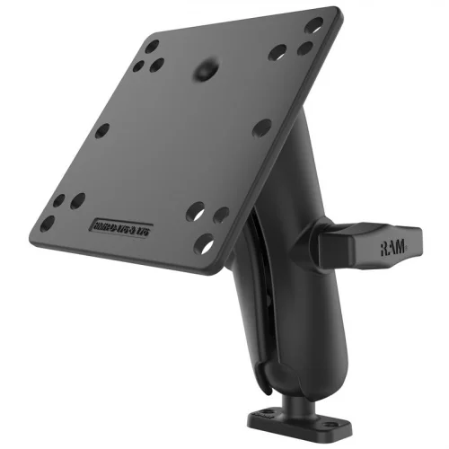 RAM-202-12-246U Крепление RAM с двойным шаровым шарниром, основанием 1" x 2" и пластиной VESA 100x100 мм. RAM-202-12-246U Крепление RAM с двойным шаровым шарниром, основанием 1" x 2" и пластиной VESA 100x100 мм.