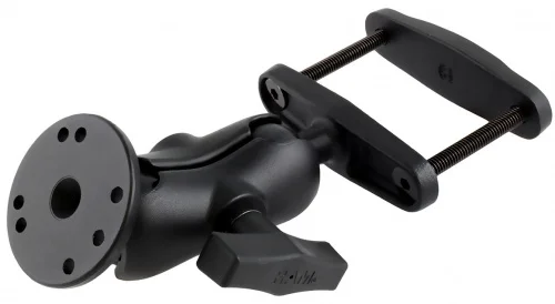 RAM-101U-B-247-3 Крепление RAM 3" на квадратную стойку с зажимом и круглой пластиной AMPS - короткий кронштейн RAM-101U-B-247-3 Крепление RAM 3" на квадратную стойку с зажимом и круглой пластиной AMPS - короткий кронштейн
