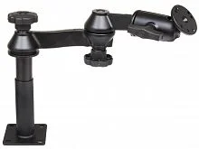 RAM-VP-SW1-45 Телескопическая стойка RAM Tele-Pole с 4- и 5-дюймовыми стойками, двойными поворотными Муфтаами и круглой пластиной.