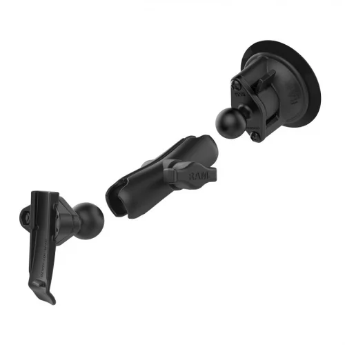 RAM-B-166-GA76U Крепление на присоске RAM Twist-Lock с держателем для крепления Garmin на спинку устройства. фото 2