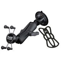 RAM-166-UN7U усиленное автокрепление RAM X-Grip для 4"-5,5" смартфонов, муфта 140 мм шары 38 мм(1,5")