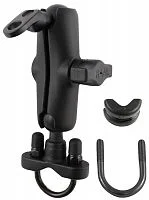 RAM-B-149Z-272U Крепление RAM на руль с U-образным болтом и двойным шаровым шарниром, отверстие 9 мм - средний размер