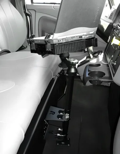 RAM-VB-184T-SW1 Вертикальное крепление для ноутбука RAM с 5-дюймовым смещением и возможностью крепления с помощью сверла. фото 2 RAM-VB-184T-SW1 Вертикальное крепление для ноутбука RAM с 5-дюймовым смещением и возможностью крепления с помощью сверла. фото 2