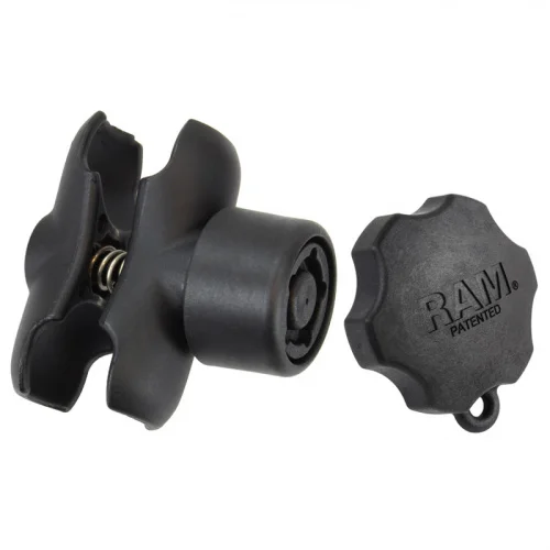 RAM-201-BSU Двойной шарнирный кронштейн RAM с предохранительной ручкой RAM Pin-Lock - короткий размер C