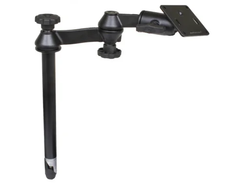 RAM-VP-SW1-12-2461 Верхняя стойка RAM 12" с двойными поворотными кронштейнами и креплением VESA 75x75 мм.