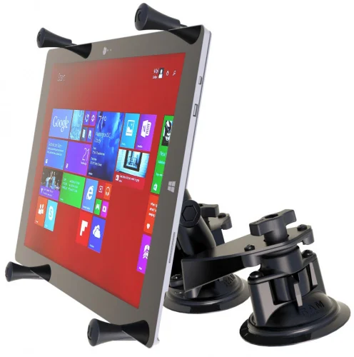 RAM-B-189-PIV1-UN11U Держатель RAM X-Grip с поворотной присоской RAM Twist-Lock для планшетов 12-13".