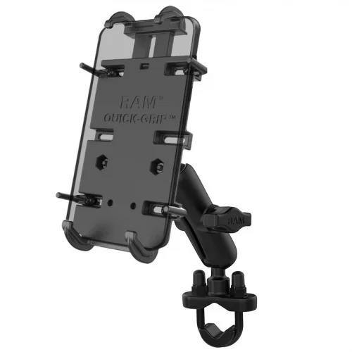 RAM-B-149Z-PD4U Крепление для телефона RAM Quick-Grip XL с основанием для U-образных болтов на руль RAM-B-149Z-PD4U Крепление для телефона RAM Quick-Grip XL с основанием для U-образных болтов на руль