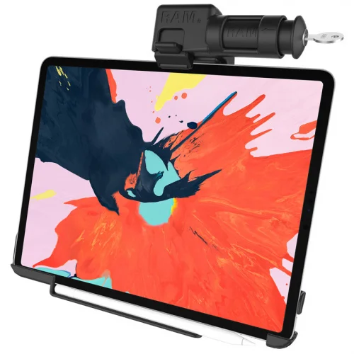 RAM-HOL-AP24KLU Держатель с ключом RAM EZ-Roll'r для iPad Pro 12.9 3-го - 5-го поколений RAM-HOL-AP24KLU Держатель с ключом RAM EZ-Roll'r для iPad Pro 12.9 3-го - 5-го поколений
