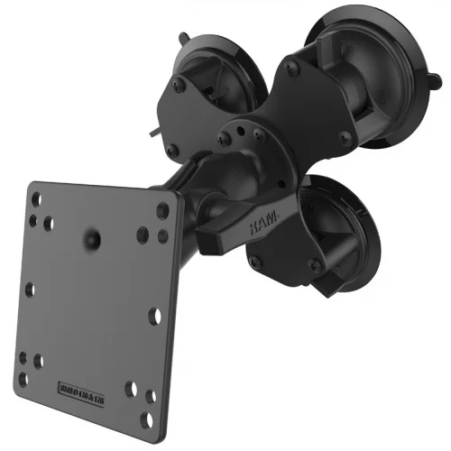 RAM-101U-B-SPX1 Крепление RAM Twist-Lock с тройной присоской и пластиной VESA 100x100 мм - короткое RAM-101U-B-SPX1 Крепление RAM Twist-Lock с тройной присоской и пластиной VESA 100x100 мм - короткое