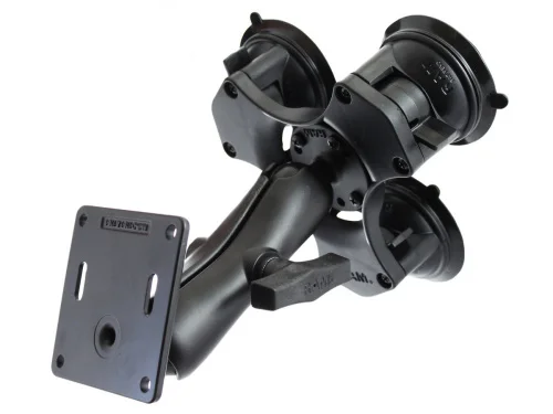 RAP-365-101-2461U Крепление RAM Twist-Lock с тройной присоской и пластиной VESA 75x75 мм