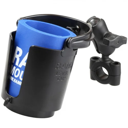 RAM-B-408-75-1-A-132U Подставка для напитков RAM Level Cup объемом 473 мл с основанием RAM Torque Medium Rail Base RAM-B-408-75-1-A-132U Подставка для напитков RAM Level Cup объемом 473 мл с основанием RAM Torque Medium Rail Base