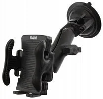 RAM-B-166-UN5U Крепление на присоске RAM Twist-Lock с подпружиненным держателем для телефона