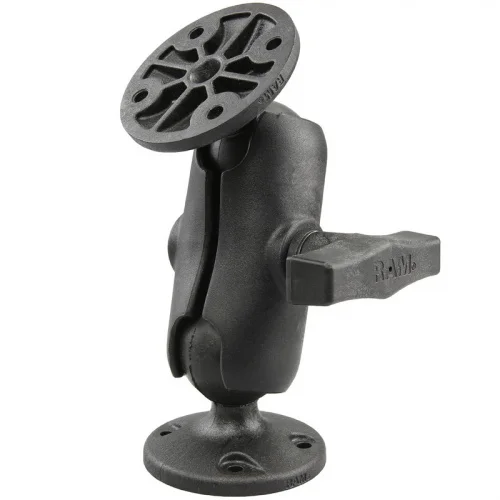 RAP-101U-B Композитное крепление RAM с двойным шаровым шарниром и двумя круглыми пластинами - короткое RAP-101U-B Композитное крепление RAM с двойным шаровым шарниром и двумя круглыми пластинами - короткое