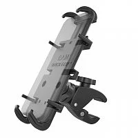 Крепление для телефона RAM® Quick-Grip™ XL с низкопрофильным креплением Tough-Claw™ RAM-HOL-PD4-400-1U