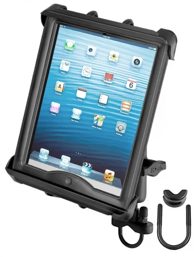 RAM-B-149Z-TAB8U Крепление RAM Tab-Tite на руль с U-образным болтом для больших планшетов в чехлах.