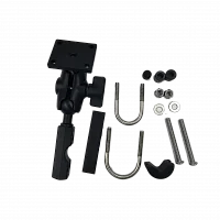 Универсальный монтажный комплект N-Star для держателей Garmin и др. на руль мотоцикла. Муфта 60 мм, площадка AMPS (NS-BUB-B6-BSB)