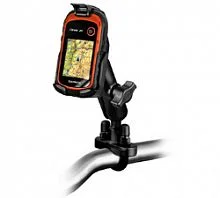 Крепление RAM для навигаторов Garmin eTrex 10-32x, муфта 95 мм на руль 0,5"-1,25", шары 25 мм (1") (RAM-B-149Z-GA48)