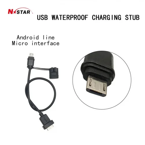 Кабель N-Star USBA-microUSB. 30 см, водонепроницаемый (NS-ADC) Кабель N-Star USBA-microUSB. 30 см, водонепроницаемый (NS-ADC)