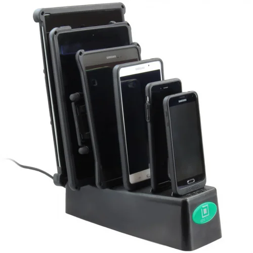 RAM-GDS-DOCK-6G1PU Мульти сетевое зарядное устройство RAM GDS для устройств в чехлах IntelliSkin, 6*2 А RAM-GDS-DOCK-6G1PU Мульти сетевое зарядное устройство RAM GDS для устройств в чехлах IntelliSkin, 6*2 А