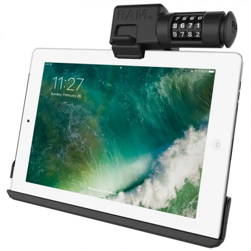 RAM-HOL-AP15CLU RAM EZ-Roll'r Комбинированный фиксирующий держатель для iPad 6-го поколения, Air 2 и др. устройств RAM-HOL-AP15CLU RAM EZ-Roll'r Комбинированный фиксирующий держатель для iPad 6-го поколения, Air 2 и др. устройств