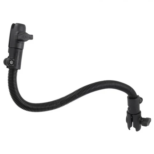 RAP-B-200-1-18U изгибаемая 12 мм (0,5") алюминиевая до 57 см штанга RAM mounts, 2 полумуфты под шары 25 мм