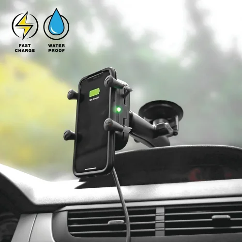 Беспроводная зарядка RAM Tough-Charge 15 Вт на присоске (RAM-B-166-UN12W-1) фото 7 Беспроводная зарядка RAM Tough-Charge 15 Вт на присоске (RAM-B-166-UN12W-1) фото 7