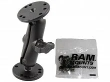 RAM-B-101-G1U крепление RAM муфта 95 мм площадки с круглым основанием,шары 25 мм (1")