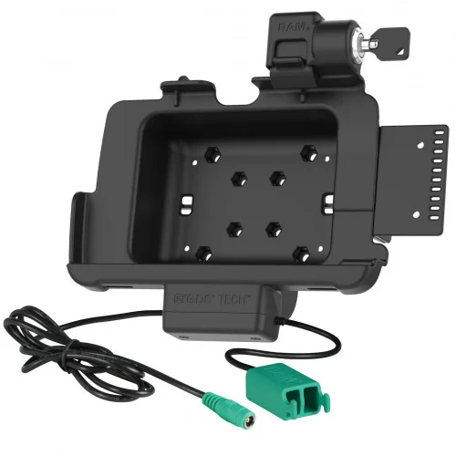 RAM-HOL-ZE20PD2KLU Держатель с замком питания RAM Tough-Dock + два порта USB для Zebra ET4x 8" фото 3