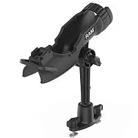 RAP-433-421 Держатель для рыболовных удочек RAM ROD HD с 6-дюймовой шлицевой стойкой и двухдорожечным основанием.