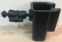 Крепление RAM Power-Grip XL для больших штрих сканеров. Муфта 90 мм Т-паз шар 38 мм. Внутренние размеры стакана: 103x74x188 мм (RAM-450-B-354-TRA1U)