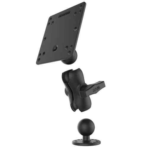 RAM-101U-B-246 Крепление RAM Double Ball Mount с пластиной VESA 100x100 мм - короткий размер C фото 2 RAM-101U-B-246 Крепление RAM Double Ball Mount с пластиной VESA 100x100 мм - короткий размер C фото 2