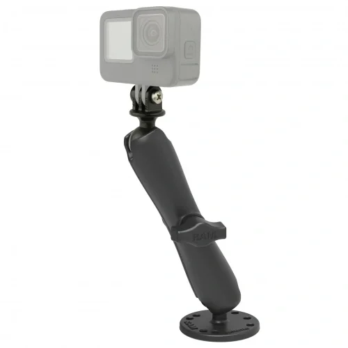 RAM-B-138-C-GOP1 крепление RAM камер GoPro на плоскую поверхность, круглая площадка, муфта 150 мм RAM-B-138-C-GOP1 крепление RAM камер GoPro на плоскую поверхность, круглая площадка, муфта 150 мм