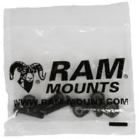 Винты и гайки RAM #8-32 x 5/8", комплект 4 шт, цвет черный (RAM-HAR-MET-TAB1U)