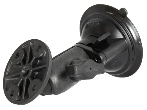 RAP-B-104-224-HEM1 Крепление на присоске RAM Twist-Lock с поворотным механизмом и круглой пластиной