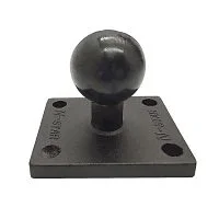 Шар N-Star 25 мм (1") с площадкой 43х51 мм и отверстиями AMPS, алюминий (NS-BSB)