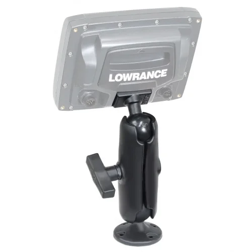 RAP-101U-LO11 Композитное крепление RAM с двойным шаровым шарниром для Lowrance Elite-5, Mark-5 и др. моделей.