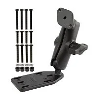 RAM-B-183U мото крепление RAM на крышку бачка, муфта 95 мм ромб, шары 25 мм (1")
