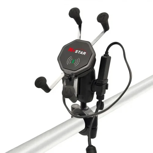 NS-XGC Держатель N-STAR X-Grip для смартфонов с беспроводным зарядным устройством, шар 25 мм (1")