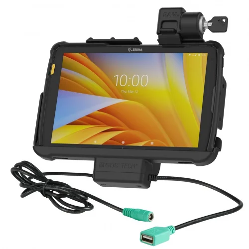 RAM-HOL-ZE21PDKLU Держатель с замком RAM Tough-Dock Power + Data для Zebra ET4x 10" RAM-HOL-ZE21PDKLU Держатель с замком RAM Tough-Dock Power + Data для Zebra ET4x 10"