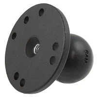 RAM-202U-MT1 Круглая пластина RAM с шаром и резьбовым отверстием 5/16"-18