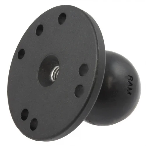 RAM-202U-MT1 Круглая пластина RAM с шариком и резьбовым отверстием 5/16"-18