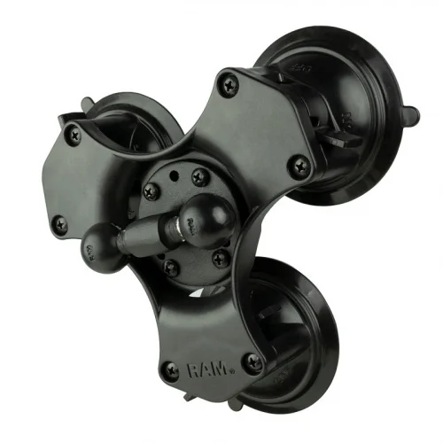 RAP-B-217-365-224-1U RAM Twist-Lock Тройная присоска Двойное шаровое основание RAP-B-217-365-224-1U RAM Twist-Lock Тройная присоска Двойное шаровое основание