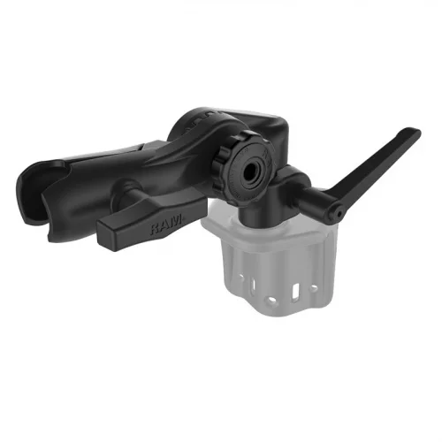 RAM-261-ADJU Трещотка и поворотный Муфта RAM с отверстием 1/2" NPT и одинарным гнездом для крепления.