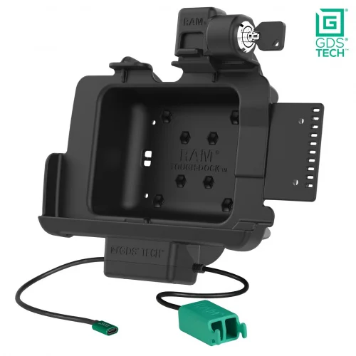 RAM-GDS-DOCKL-ZE20PD2U Док-станция GDS с фиксатором и двумя портами USB для Zebra ET401 и ET4x 8" с защитным покрытием IntelliSkin фото 3 RAM-GDS-DOCKL-ZE20PD2U Док-станция GDS с фиксатором и двумя портами USB для Zebra ET401 и ET4x 8" с защитным покрытием IntelliSkin фото 3