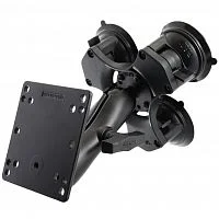 RAP-365-101-246U Крепление RAM Twist-Lock с тройной присоской и пластиной VESA 100x100 мм - средний размер.