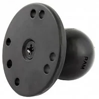 RAM-202U-IN1 Круглая пластина RAM с шариком и усиленным стальным болтом.